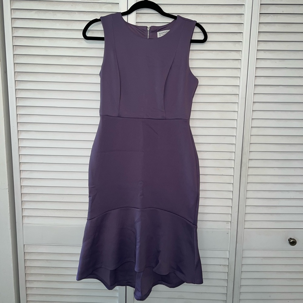Enforces Studio purple business dress